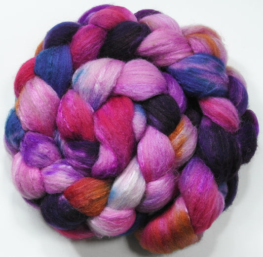Petunia Redux - (5.9 oz.) - British Southdown/ tussah silk top (65/ 35)