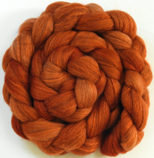 Carrot-(5.5 oz) Polwarth/ YAK / Mulberry Silk (60/20/20)