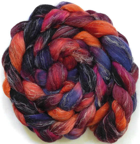 Cranberry Sauce (6 oz) - Merino/ Tussah Silk/ Natural Flax (50/25/25)