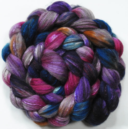 Petunia Redux - Humbug Shetland/ Mulberry Silk (75/25)