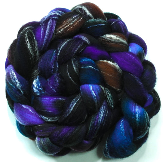 NIghtfall- Fusion Series (5.8 oz)- Targhee/silk/ bamboo (80/10/10)
