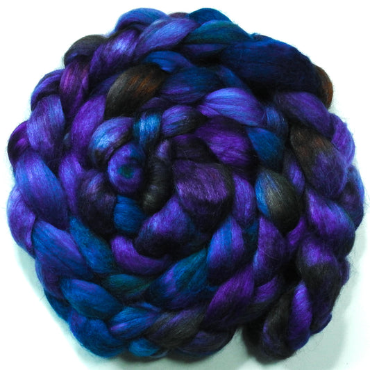 Nightfall- Fusion Series (5 oz) - Grey Alpaca/Tussah Silk (50/50)