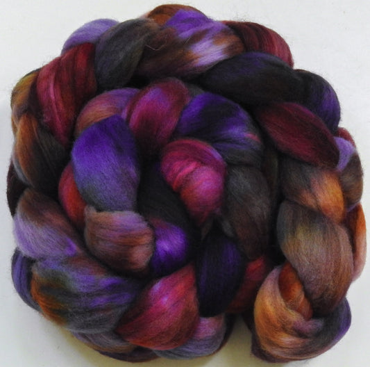 Echinacea -(5.2 oz.) Batt in a Braid #60- Southdown/ Bfl/ Bio-nylon (50/25/25)