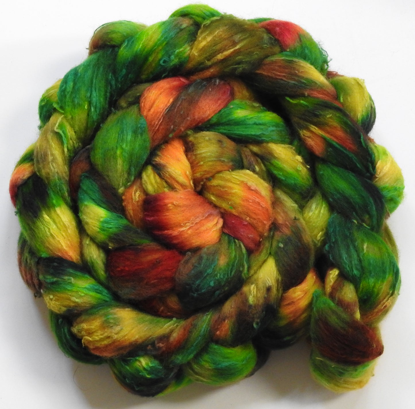 Frog Prince (5.8 oz)- 25 micron Merino/ Silk Slubs (70/30)
