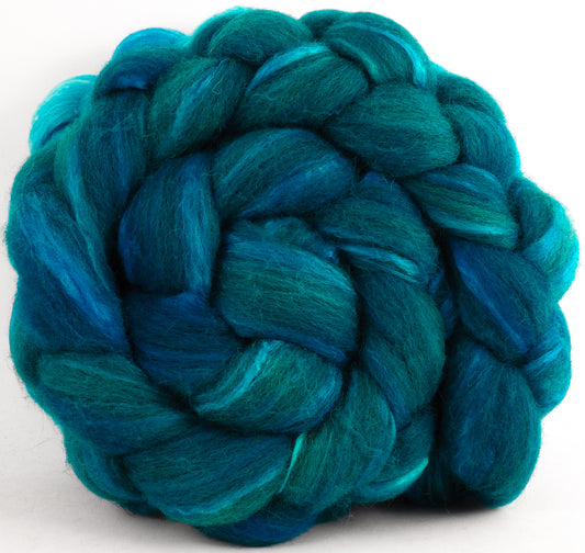 Grey Shetland/ Tussah Silk (70/30) - Jersey (4.6 oz)