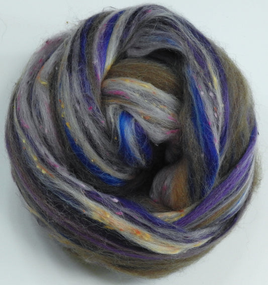 Pie Blends - Blueberry Merino/Manx/Tweed Blend/Mulberry silk  (40/25/25/10)
