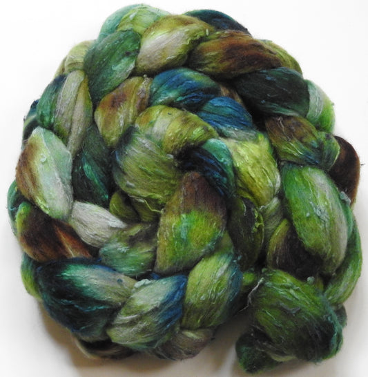 Sap Green (5.6 oz)- 25 micron Merino/ Silk Slubs (70/30)