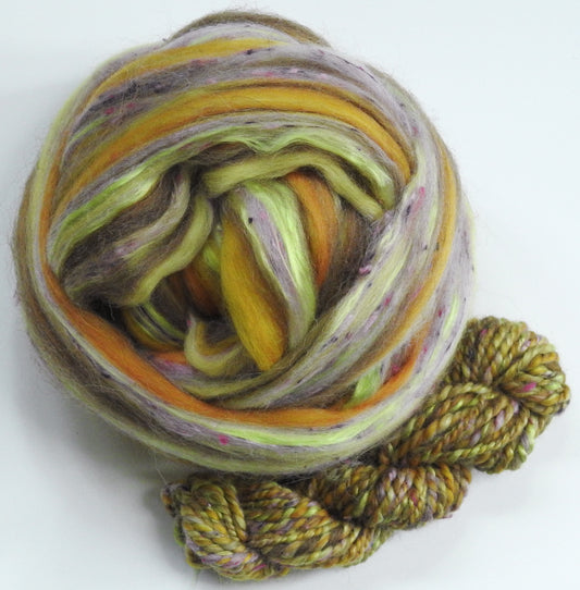 Pie Blends -Apple - Merino/Manx/Tweed Blend/Mulberry silk  (40/25/25/10)