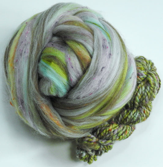 Pie Blends - Key Lime- Merino/Manx/Tweed Blend/Mulberry silk  (40/25/25/10)