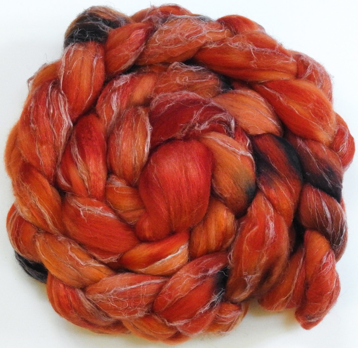 Goji Berry (6.2 oz) - Merino/ Tussah Silk/ Natural Flax (50/25/25)
