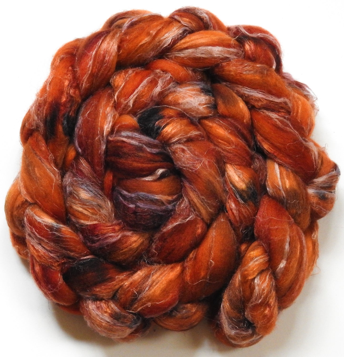 Fire Pit (5.7 oz) - Merino/ Tussah Silk/ Natural Flax (50/25/25)