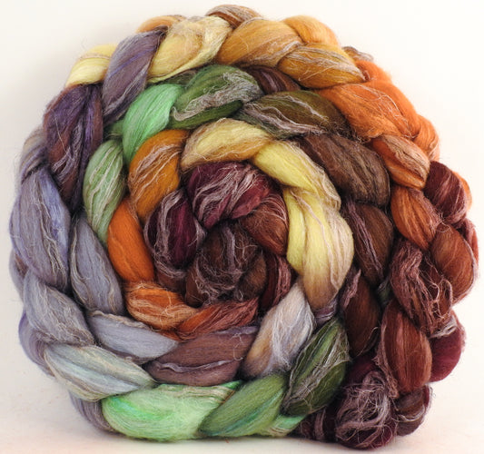 Merino/ Tussah Silk/ Natural Flax (50/25/25) -Trumpkin