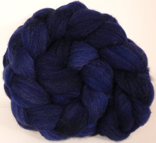 British Southdown/ tussah top (65/ 35) -Inky - 5.6 oz. - Inglenook Fibers