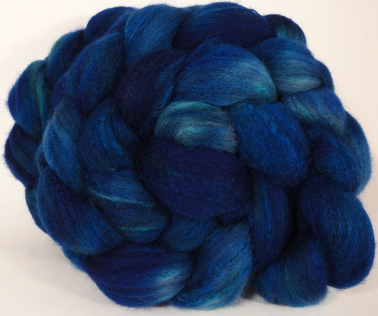 Mixed UK Bfl/ Tussah Silk  ( 75/25) -Loch Ness - Inglenook Fibers