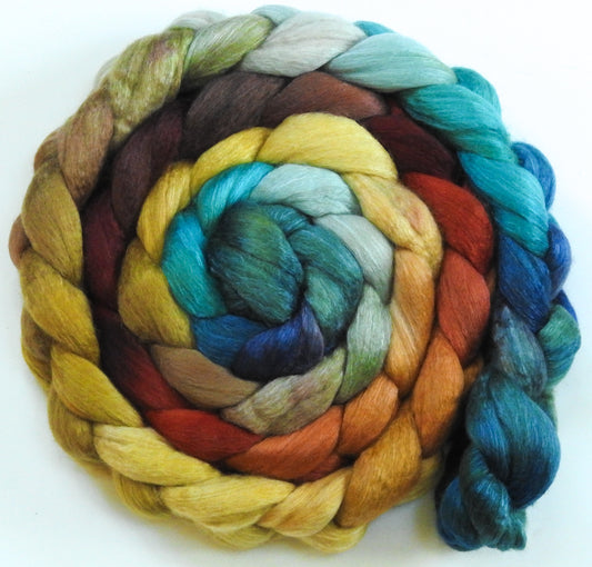 Harvest Moon -(5.2 oz) - Oatmeal Hogget Haunui / Mulberry Silk (70/30) 21.1 mic.