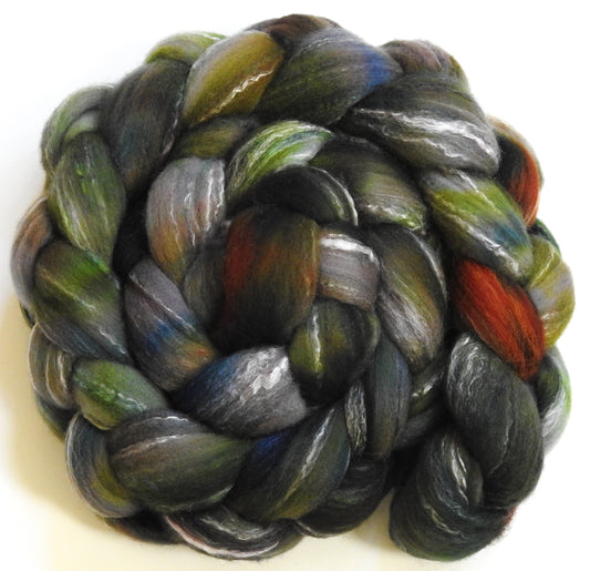 Tree Stump (5.9 oz)- Glazed Solid - Targhee/silk/ bamboo (80/10/10)