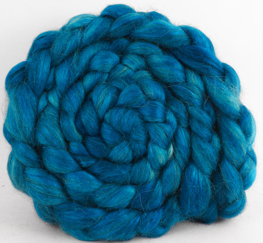 Grey Alpaca/Tussah Silk (50/50) - Peacock - (5.5 oz.)