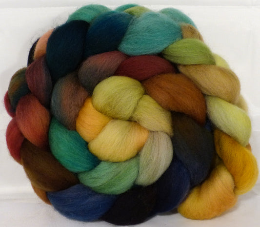 Organic Polwarth Roving (Top) -Toadstools - 4.7 oz. - Inglenook Fibers