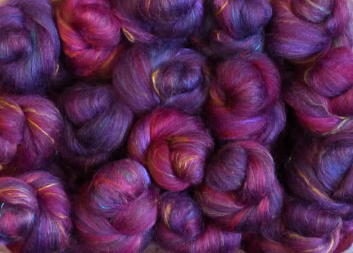 Sock Batts - Plum crazy - (2.8 oz.)