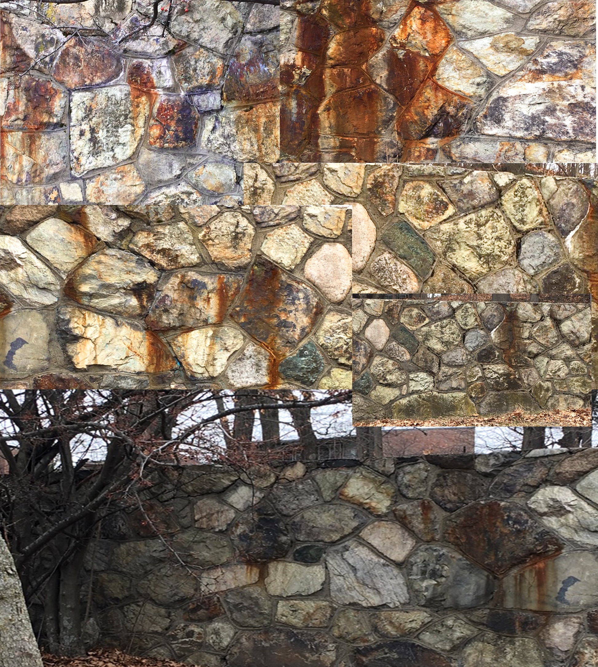 Old Stone Wall - Sticklebatts -( 4.1 oz. ) 30% Corriedale fleece, superfine merino, silk, rambouillet, bamboo, silk noil - Inglenook Fibers