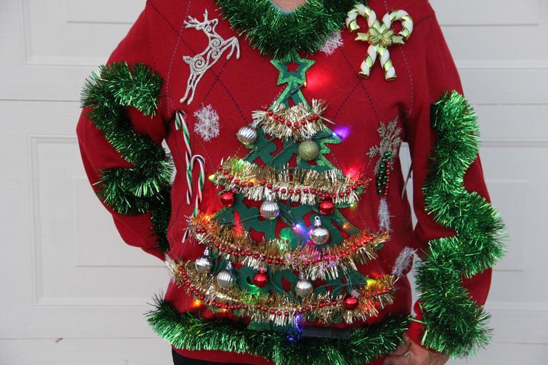 Ugly Christmas Sweater (3.7 oz)- Roly-Poly Batts- 30% Cormo fleece, merino, org. polwarth, silk, bamboo, sari silk, silk noil, angelina, firestar - Inglenook Fibers